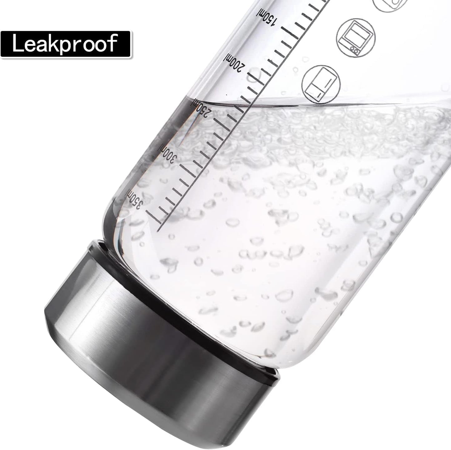 12Oz Glass Water Bottle with Lid and Sleeve,0.15in/3.8mm Thick Glass Shaker Bottles for Protein Mixes,Juicing,Smoothies, Infused Water,Beverage,Wide Mouth Small Reusable Coffee Bottle