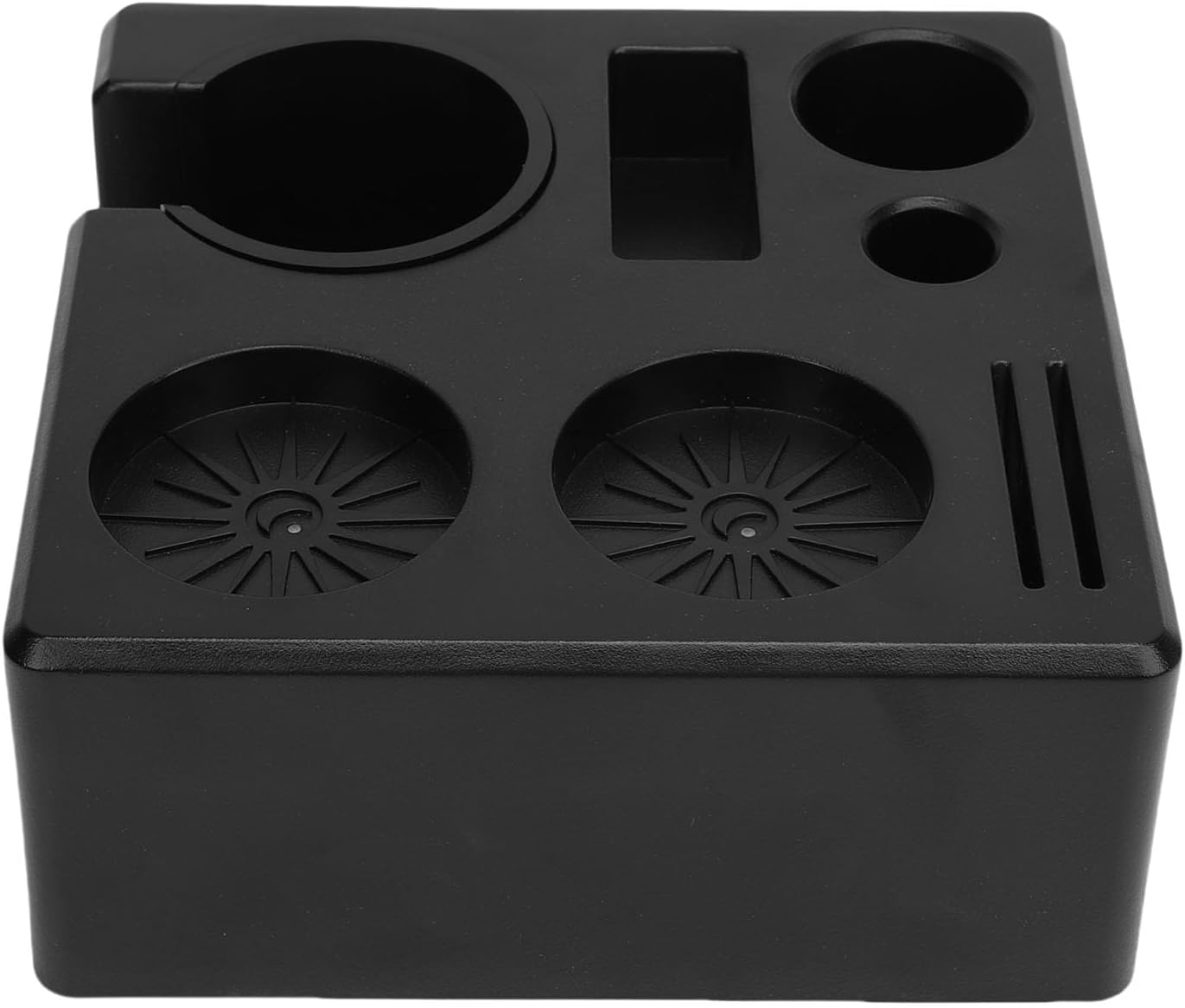 Coffee Tamping Station Organizer ABS Tamper Storage Holder Stand with Drawer for Portafilter Distributor Home Cafe