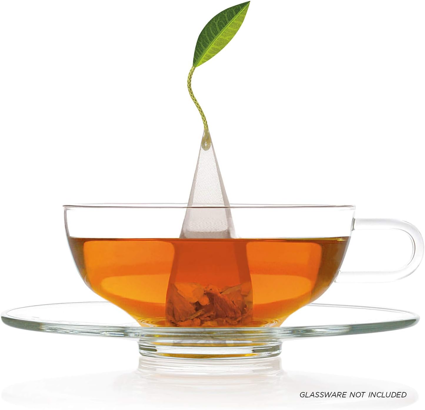 Tea Forte Demoiselle Premium Tea Presentation Box Tea Gift Sampler, 20 Count, 2 of Each Variety Individually Wrapped Handcrafted Pyramid Infuser Bags