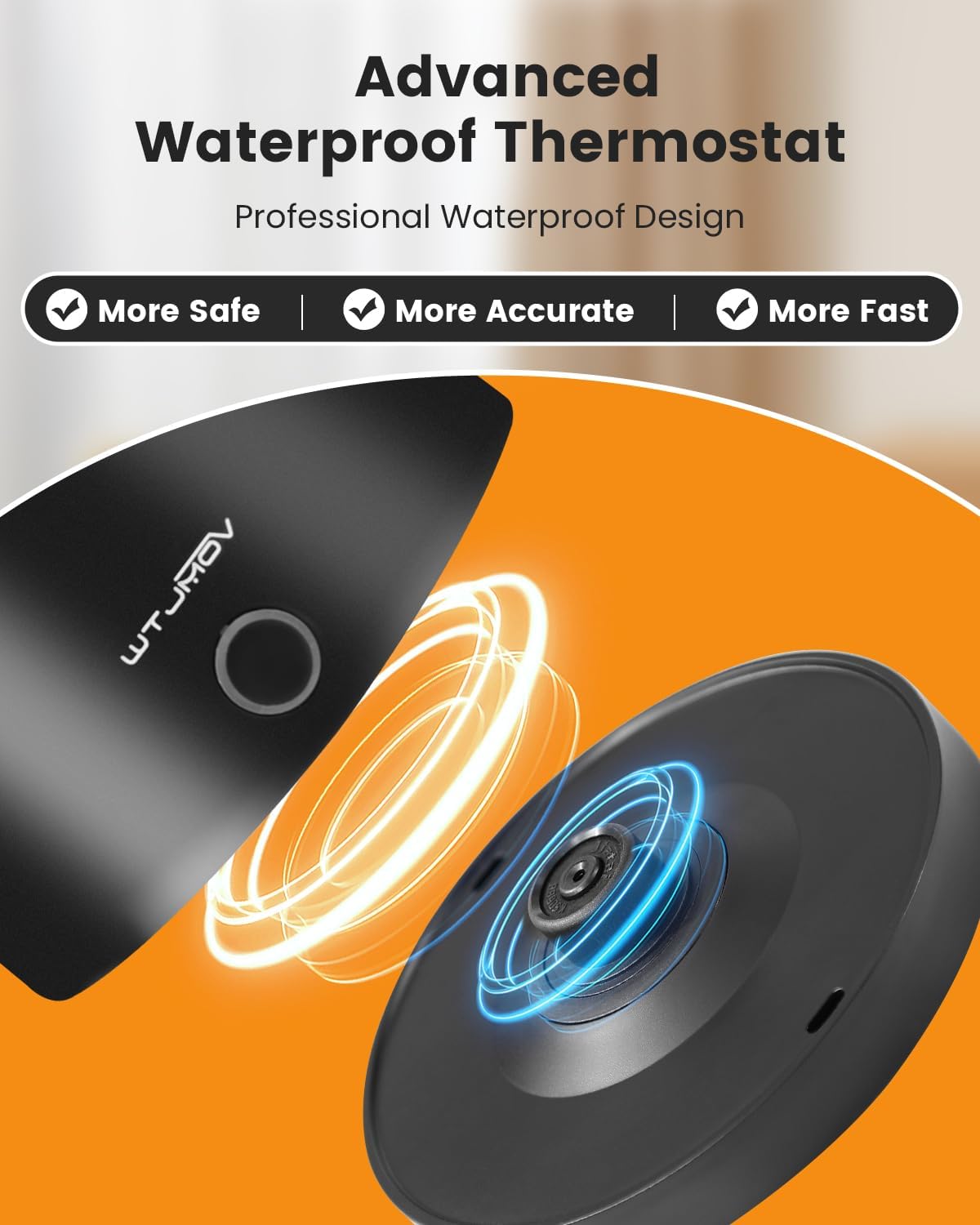 Electric Kettle Stainless Steel, 1.0L Small Water Boiler 1200W Fast Boiling, Double Wall Tea Kettle Pot Automatic Shut Off, Durable Coffee & Tea Maker/Warmer/Heater Black