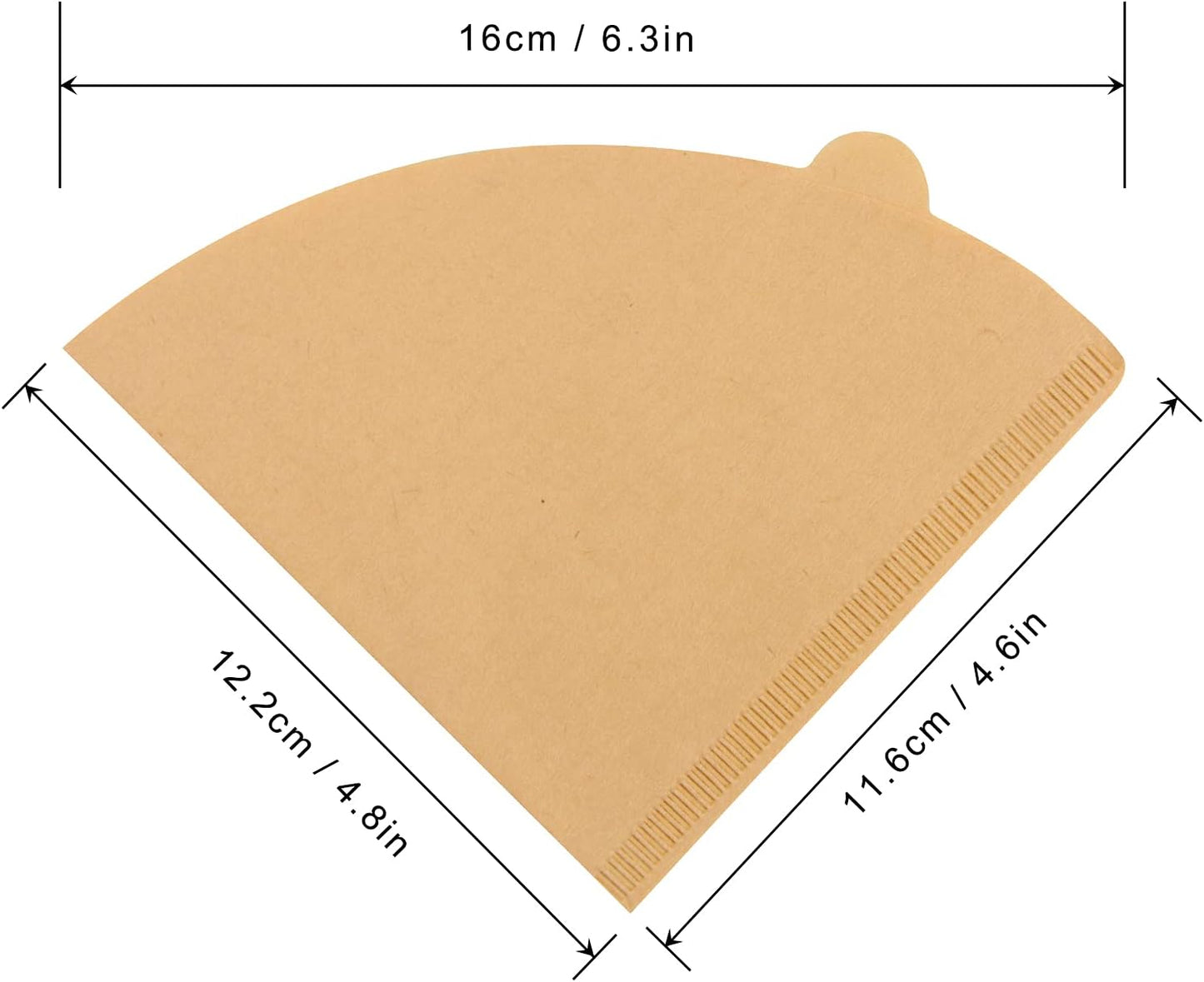 Coffee Filter, Cone Coffee Filters 2, Pour Over Coffee Filter for v60 Coffee Dripper and Drip Coffee Maker, 1-4 Cup, 100 Count, Disposable Natural Unbleached Size 02 Coffee Filters