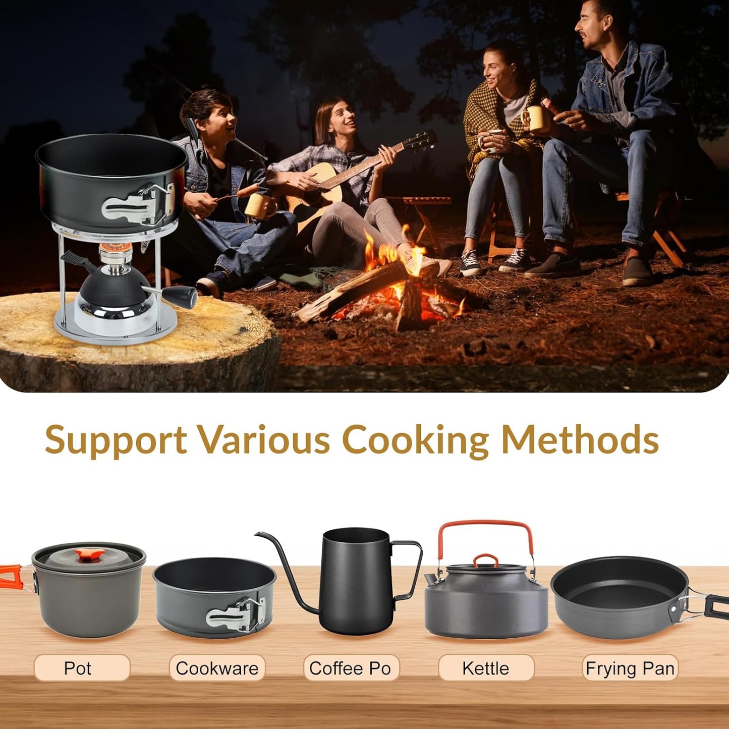 BLUEFIRE Butane Mini Burner for Tabletop Coffee Siphon Syphon/w Furnace Stand and Assembly Rack Ceramic Windproof Torch Head Portable Cooking Stove Espresso Maker Chafing Soup Tureens Fondue Bunsen