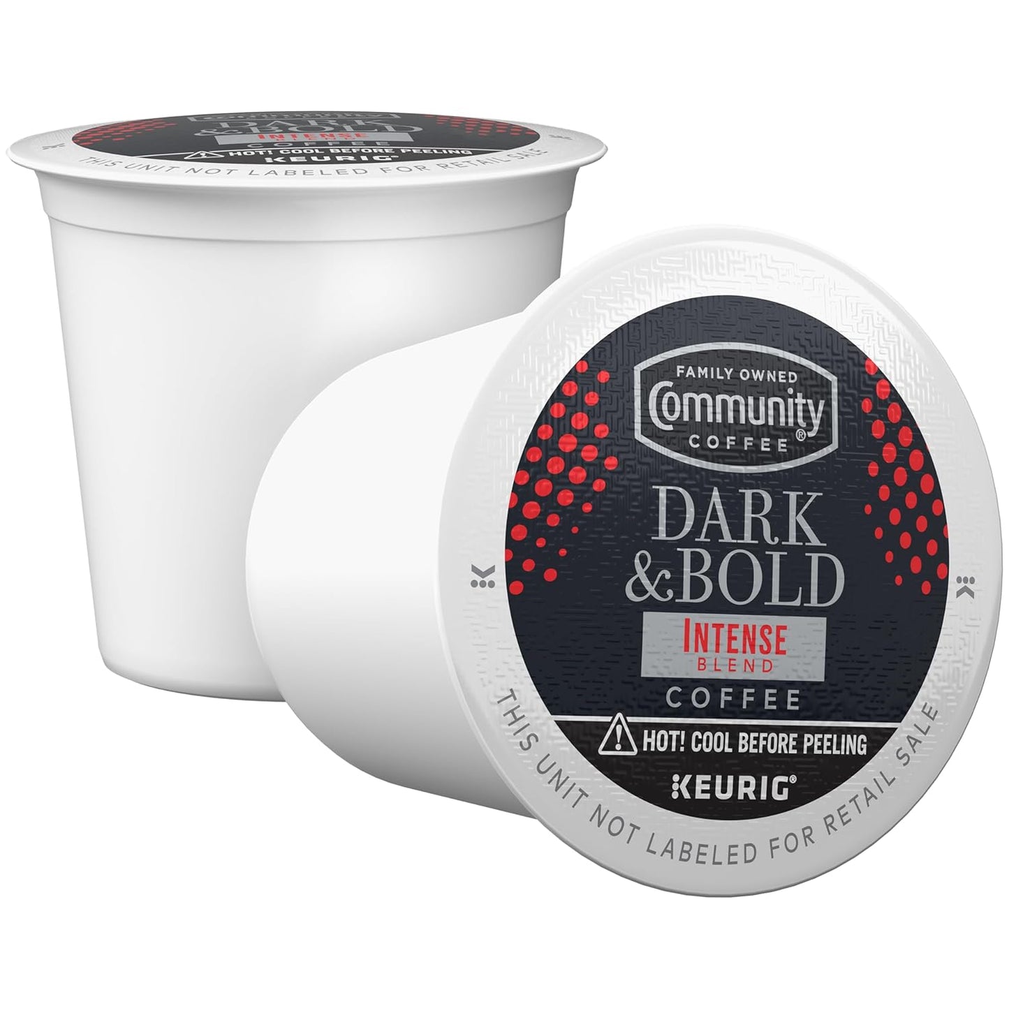 Community Coffee Dark & Bold Intense Blend 24 Count Coffee Pods, Compatible with Keurig 2.0 K-Cup Brewers, 24 count (Pack of 1)