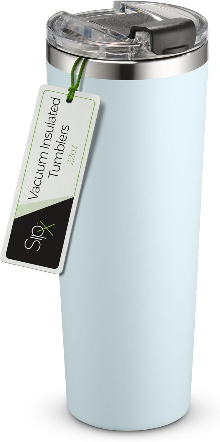 SIPX™ Triple-Insulated Tumblers - 22oz. Premium Modern Tumbler With Lid, insulated Cup Keeps Hot For 6 Hours, Stainless Steel Tumbler Made Of Sustainable Material, Coffee Travel Mug For Home & Office