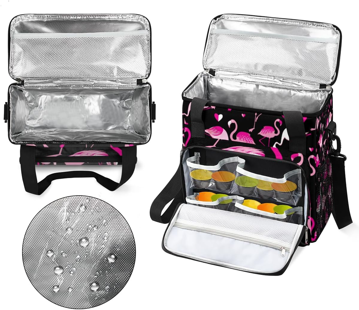 cfpolar Coffee Maker Storage Bag, Waterproof Travel Carrying Storage Tote Bag Organizer Case, Compatible with K-Mini or K-Mini Plus, And Suitable for Other Accessories， With Pockets for K-Cup Pods