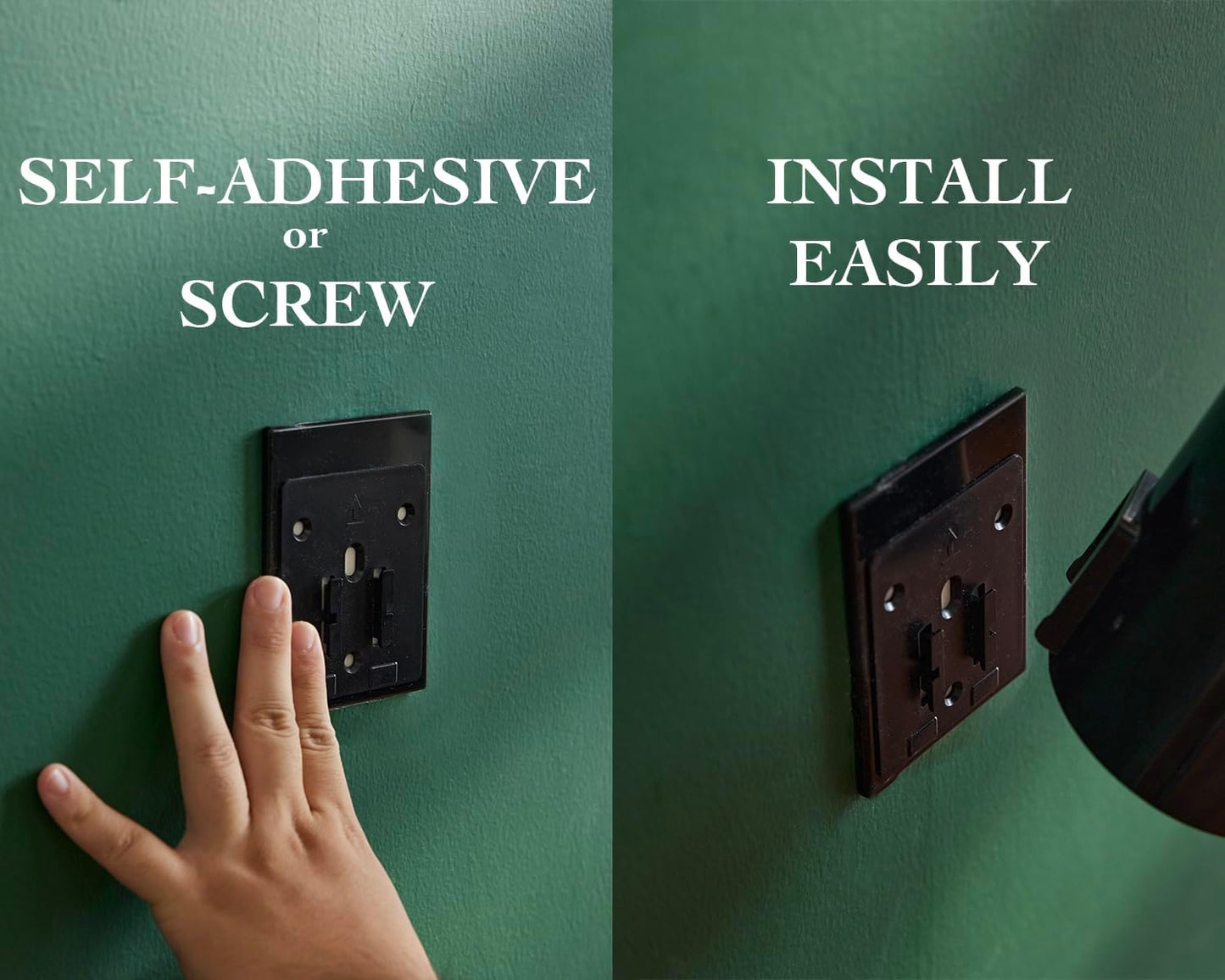 Seveny Bathroom Cup Dispenser, Wall Mount 4-7 oz Disposable Mouthwash Paper Cups, Pull-Type Cup Holder for Guest Toiletries, Dining Room, Kitchen, Coffee Stations, BPA Free, Black