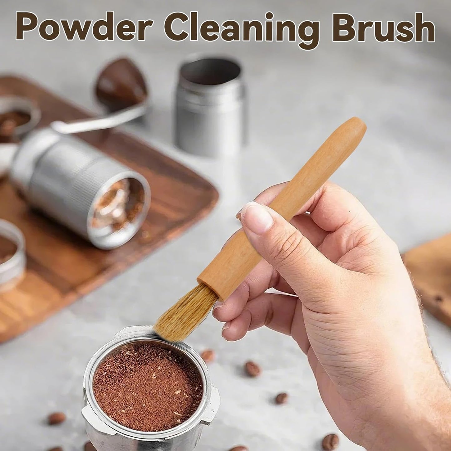 24pcs Espresso Tamper Set, Barista Tools Kit for Coffee Machine, Spring-Loaded 304 Stainless Steel Base 30lbs Coffee Calibrated Tamper Tools for Enjoying cafes Home Office hotels (51mm)