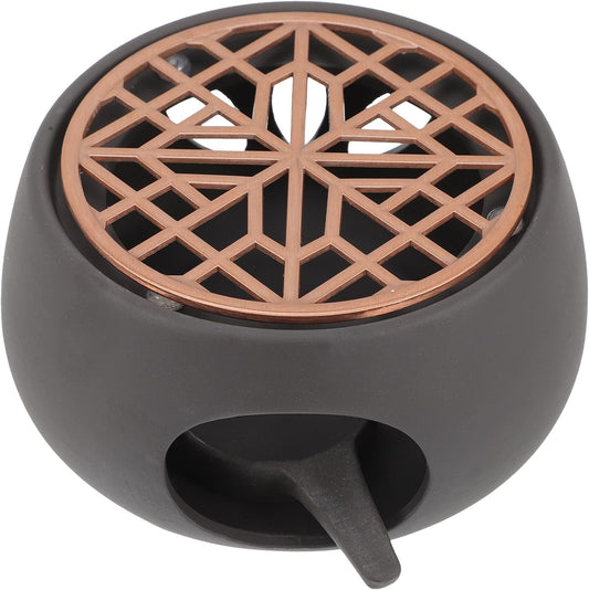 Ceramic Tea Pot Warmer Heater Set Japanese Pottery Teapot Warmer Base Tea Light Candle Holder Tea Stove Warmer for Tea Set Coffee Cup Tea Pot