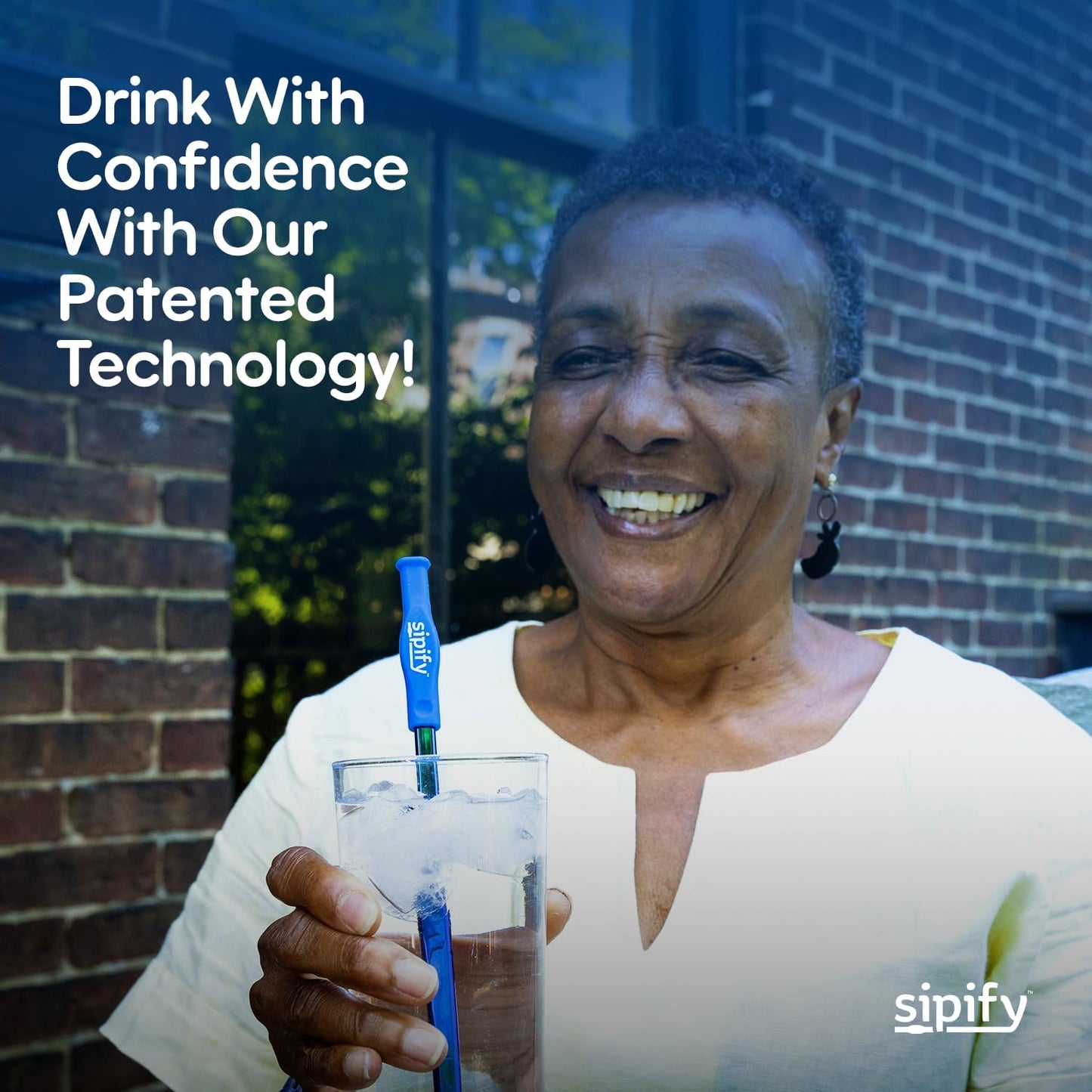 Flow-Limiting Dysphagia Straw for Safe Drinking | Adaptive Drinking Aids for Elderly & Dysphagia Patients | Reusable Stainless Steel Straw with Soft Silicone Tip | Dishwasher Safe | 2 Pack