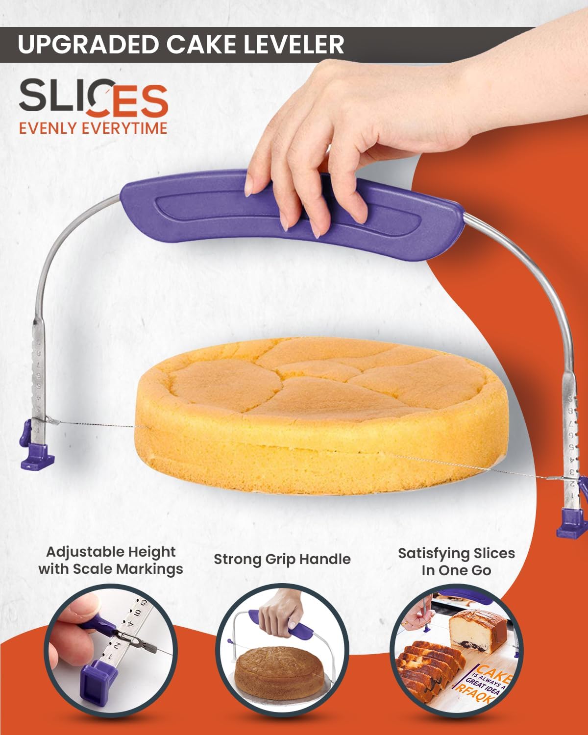 RFAQK 250 PCs Aluminum Cake Decorating Tools Kit with 12" Metal Turntable & Knife set-48 Numbered Icing Tips-3 Russian Piping Nozzles-Straight & Angled Spatula-Cake Leveler& Baking Supplies Tools