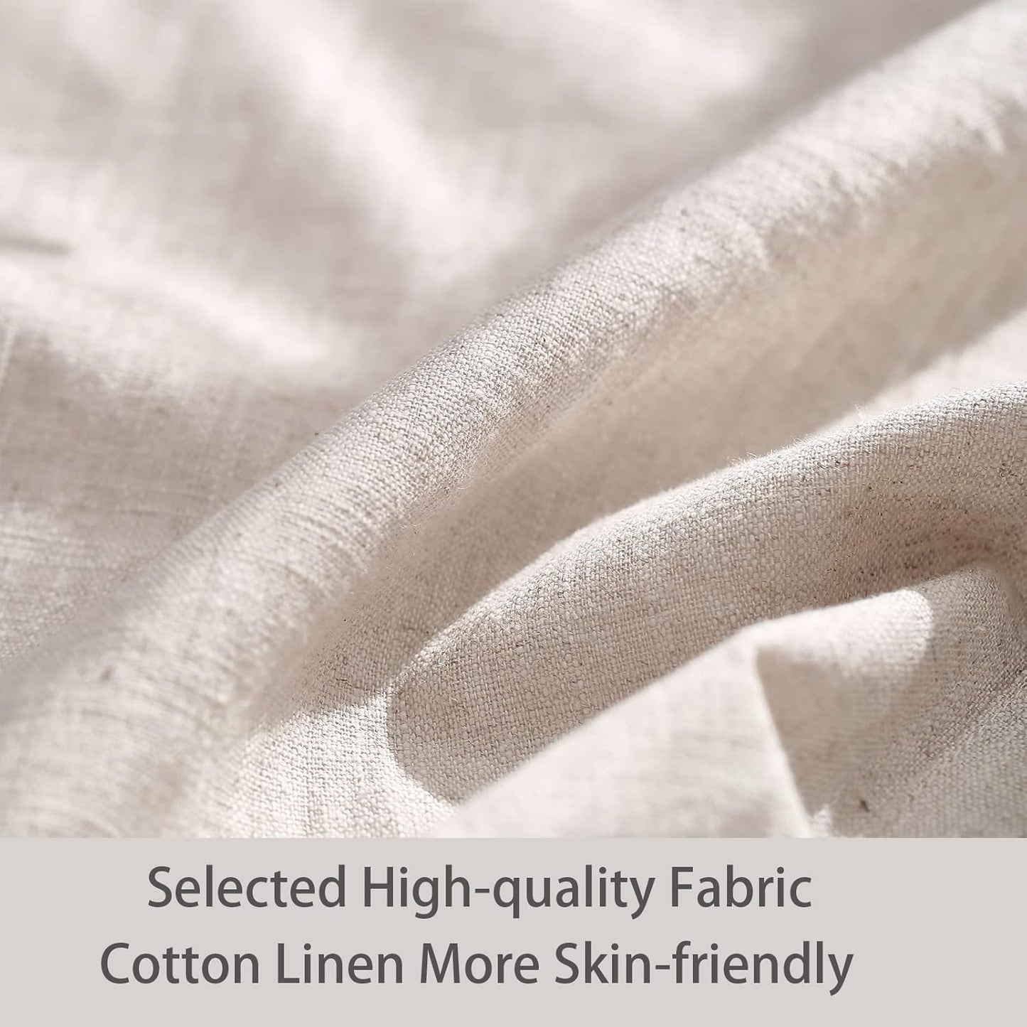 Soft Cotton Linen Apron for Women - Non-tie Cross Back Apron with Pockets, Great for Florist and Kitchen