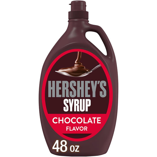 HERSHEY'S Chocolate Syrup Bulk Bottle, 48 oz