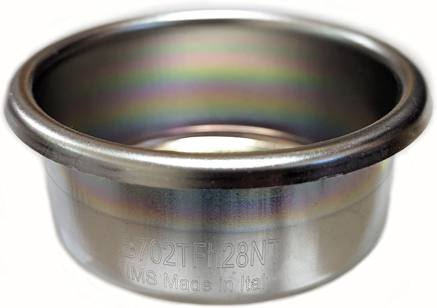 E&B Lab NT (NanoTech) Double Espresso Portafilter Basket 58mm Ridgeless (22) Silver