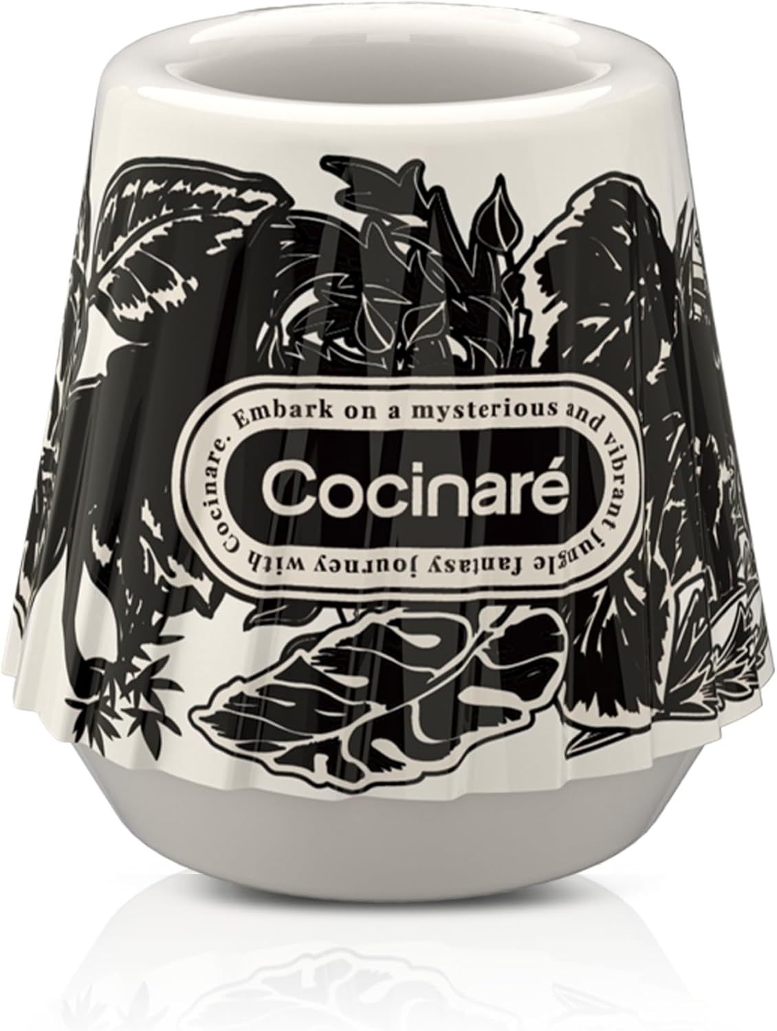 Cocinare KissCup Ceramic Espresso Cup – 2.2oz Demitasse Cup for Espresso, Pour-over coffee & Tea, Jungle, Color-Changing Collection