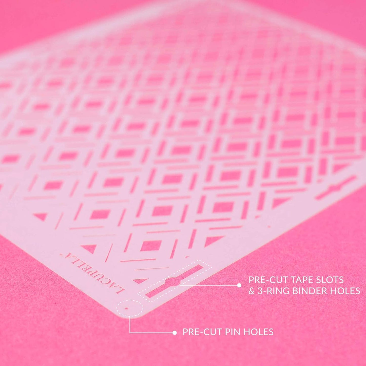 Cake Decorating Stencil for Tall Buttercream Cake, Royal Icing, Ganache, Paint, Airbrush (Poise)