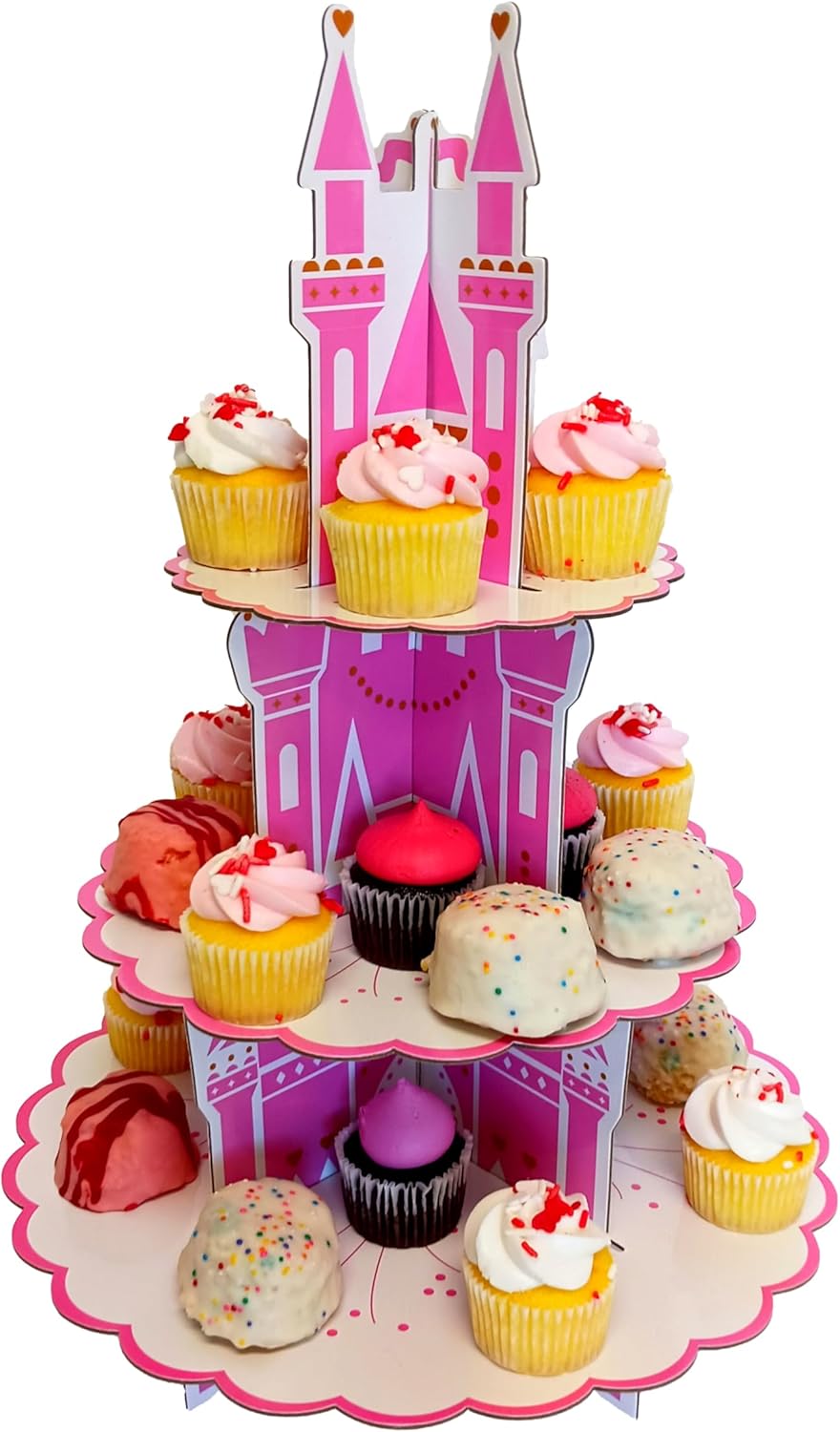Princess Cupcake Stand, 3 Tier Cupcake Stand