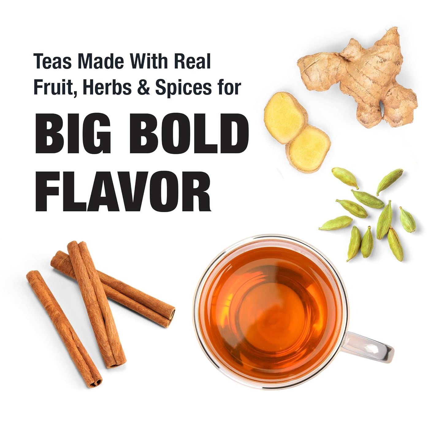 Tiesta Tea - Chai Love, Loose Leaf, Spiced Chai Black Tea, Premium Blend, High Caffeinated, Make Hot or Iced & Brews Up to 50 Cups, 4 Ounce Refillable Tin