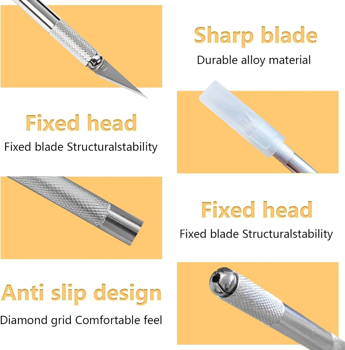 Premium Bread Lame Scoring Tool Kit,11 Blades,Stainless Steel Handle,Safety Cover with 2 Finger Sleeves Pattern String for Artisan Sourdough Baking,Scoring Knife for Bread Baking