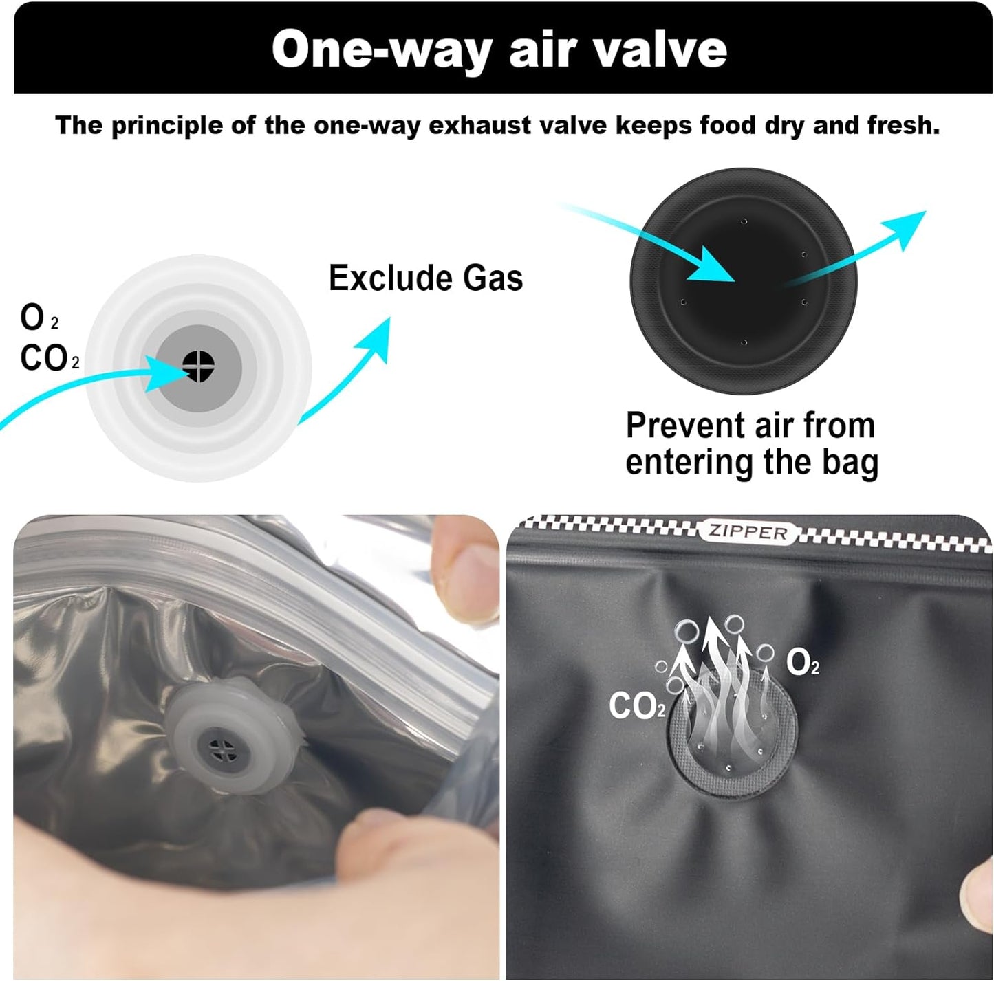 Coffee Bags with Valve(60pcs,16 oz,1 lb) Vented Coffee Beans Packaging Bags High Barrier Aluminumed Foil Flat Bottom Heat Sealed Side Zipper Resealable Storage Bag for Home or Business（White+Red）