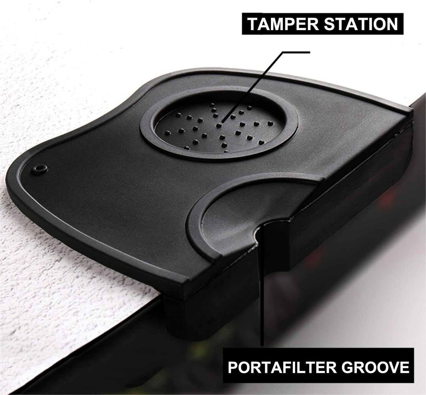Coffee Tamper Mat Silicone Corner Tamping Mat (Medium)