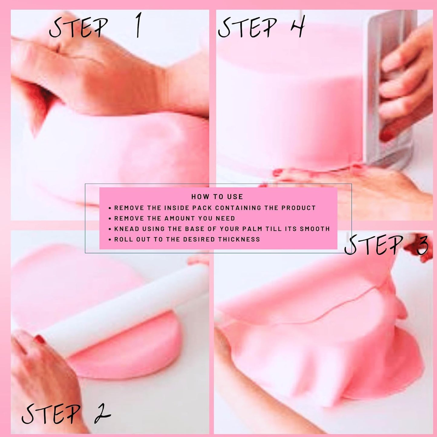 Confect Old Rose Pink Fondant for Cake Decorating Fondant, Smooth & Pliable Icing for Cakes, Cupcakes & Sugarcraft | Vegan, Gluten-Free, Nut-Free, Palm Oil-Free – 8.8 Oz