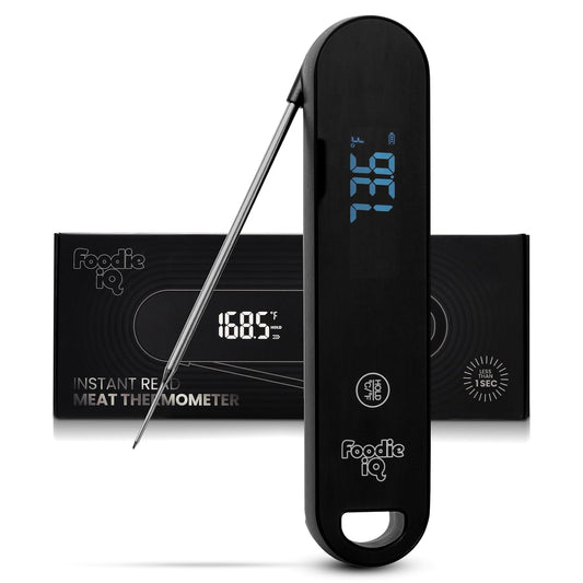 Thermocouple Food Thermometer, <1 Second Response time, ±0.5°F Accuracy, IP67 Waterproof, Magnetic, Auto-Rotate Digital Thermometer for Cooking, Oven, Grill, BBQ, Liquid, Brewing, Tea, Candy