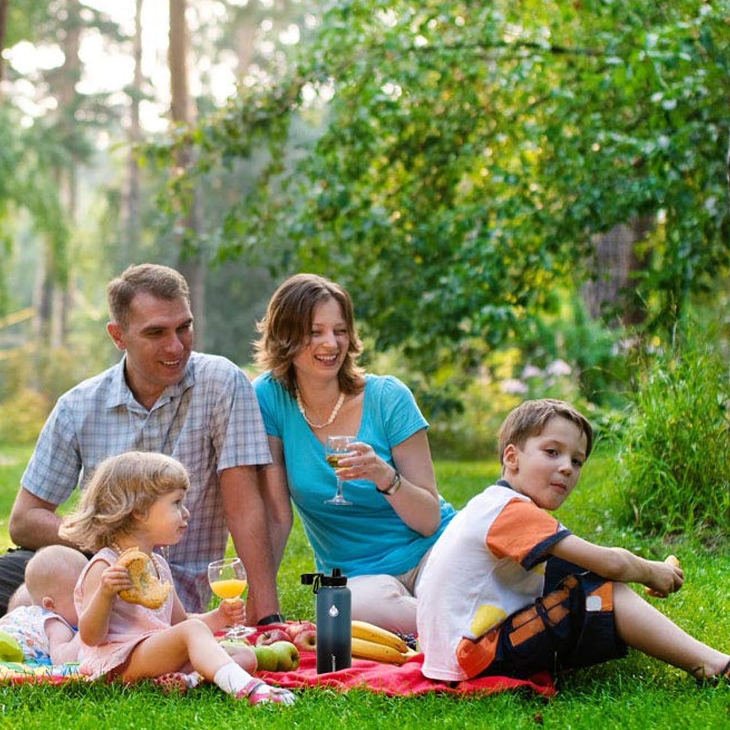 SENDESTAR Water Bottle 40oz Double Wall Vacuum Insulated Leak Proof Stainless Steel Sports Water Bottle—Wide Mouth with New Flex Straw Lid & Spout Lid (Deep Blue&Black)