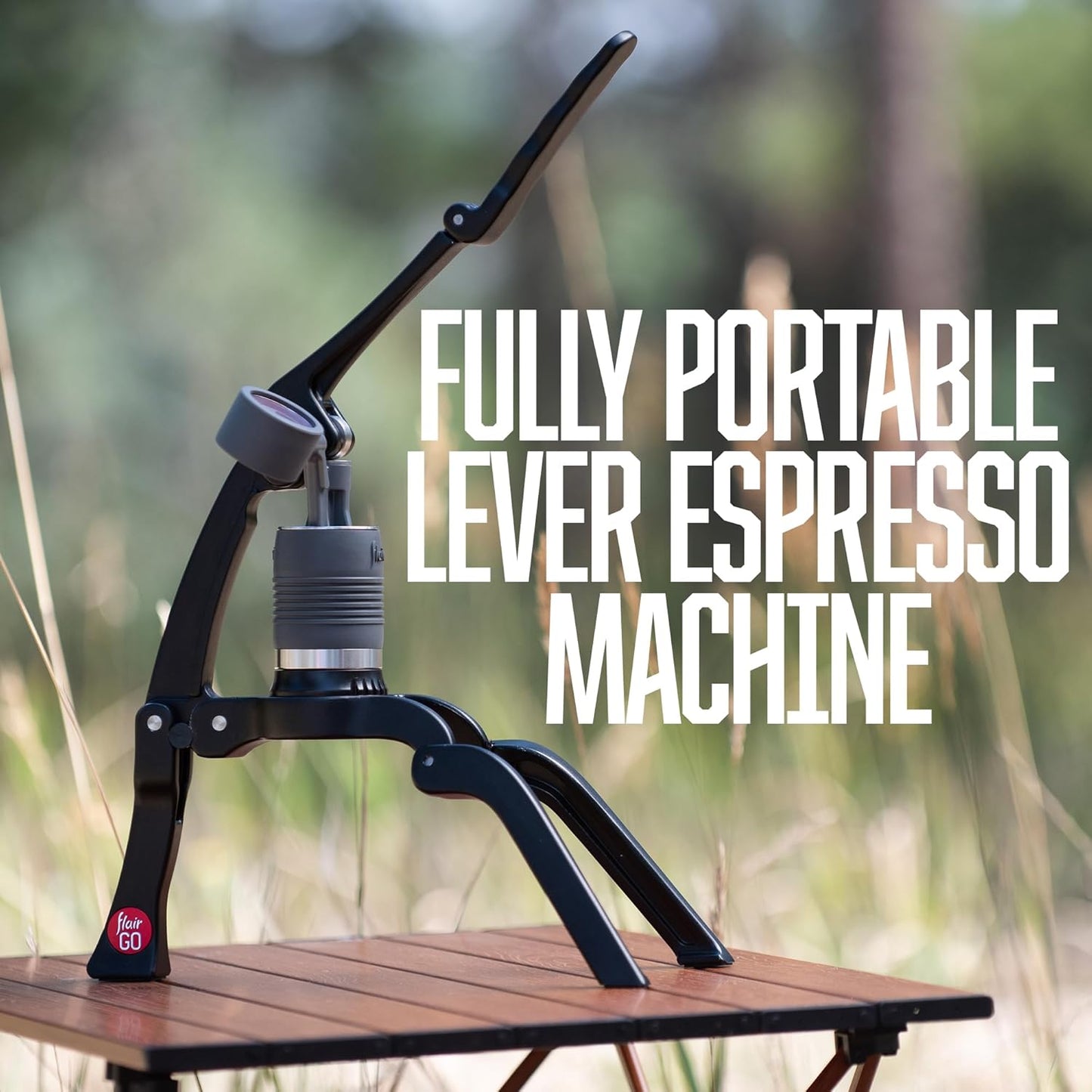 Flair GO: Portable, Collapsible Lever Espresso Machine with Pod Brewing (Pods Model)