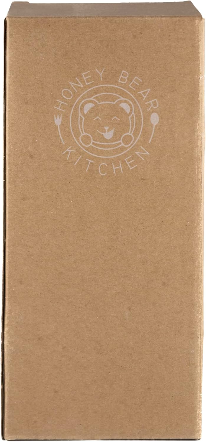 Honey Bear Kitchen 1 Cup 240 ml Measuring Scoop Cups, Polished Stainless Steel (Set of 2)