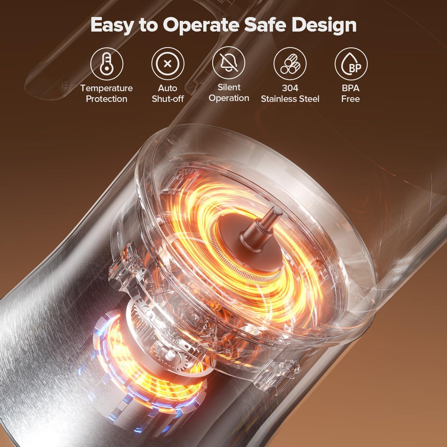 Milk Frother and Steamer, Large Capacity Detachable Electric Milk Frother, Automatic Warm and Cold Foam Maker, Hot Chocolate Maker, BPA Free