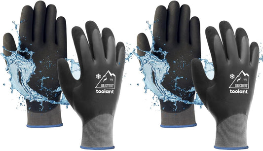Waterproof Winter Work Gloves for Men and Women, Touchscreen, Freezer Gloves, Thermal Insulated, for Cold Weather