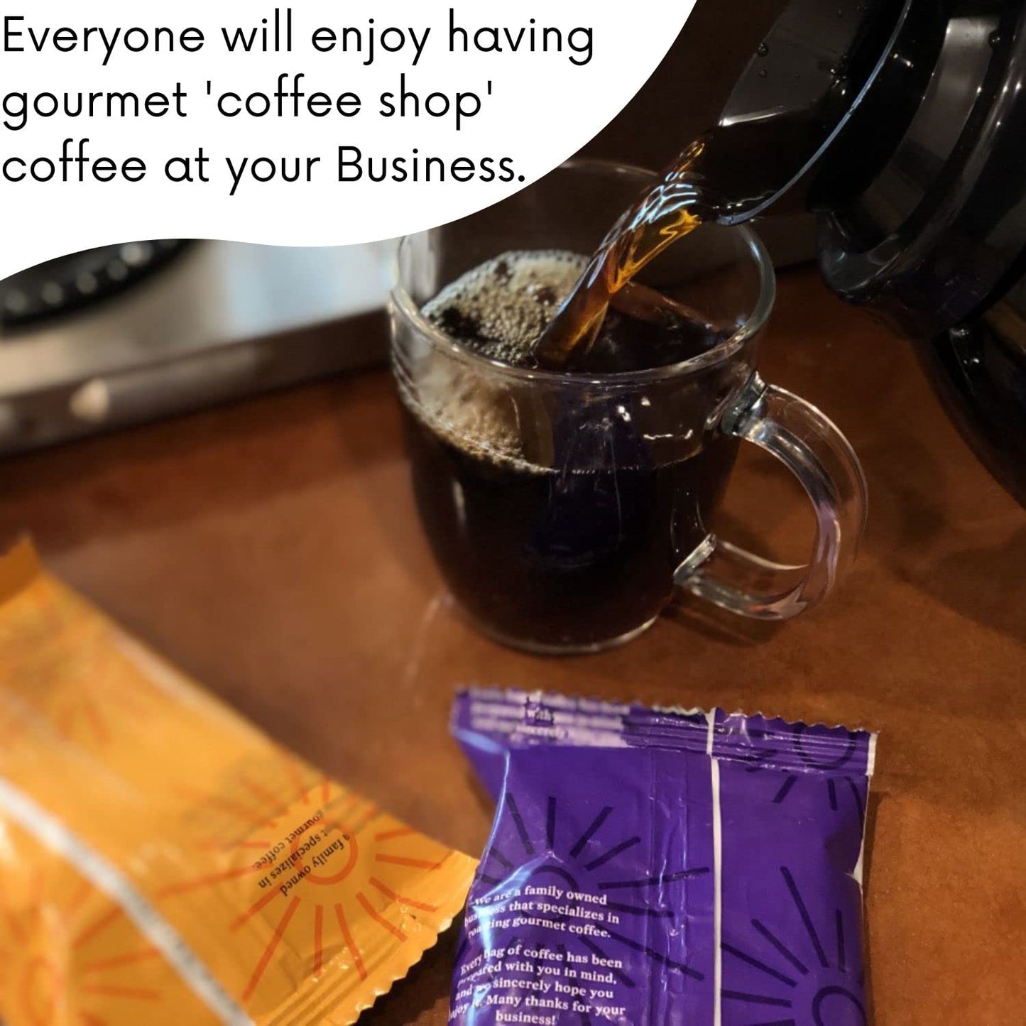 Sarasota Coffee Ground Packets | Gourmet Flavored Medium Roast Bulk Coffee Packs | Southern Texas Butter Pecan | Low Acid Mold Free Individual Pouches for 12 Cup Coffee Maker | 2 Ounce Bags, 36 Count