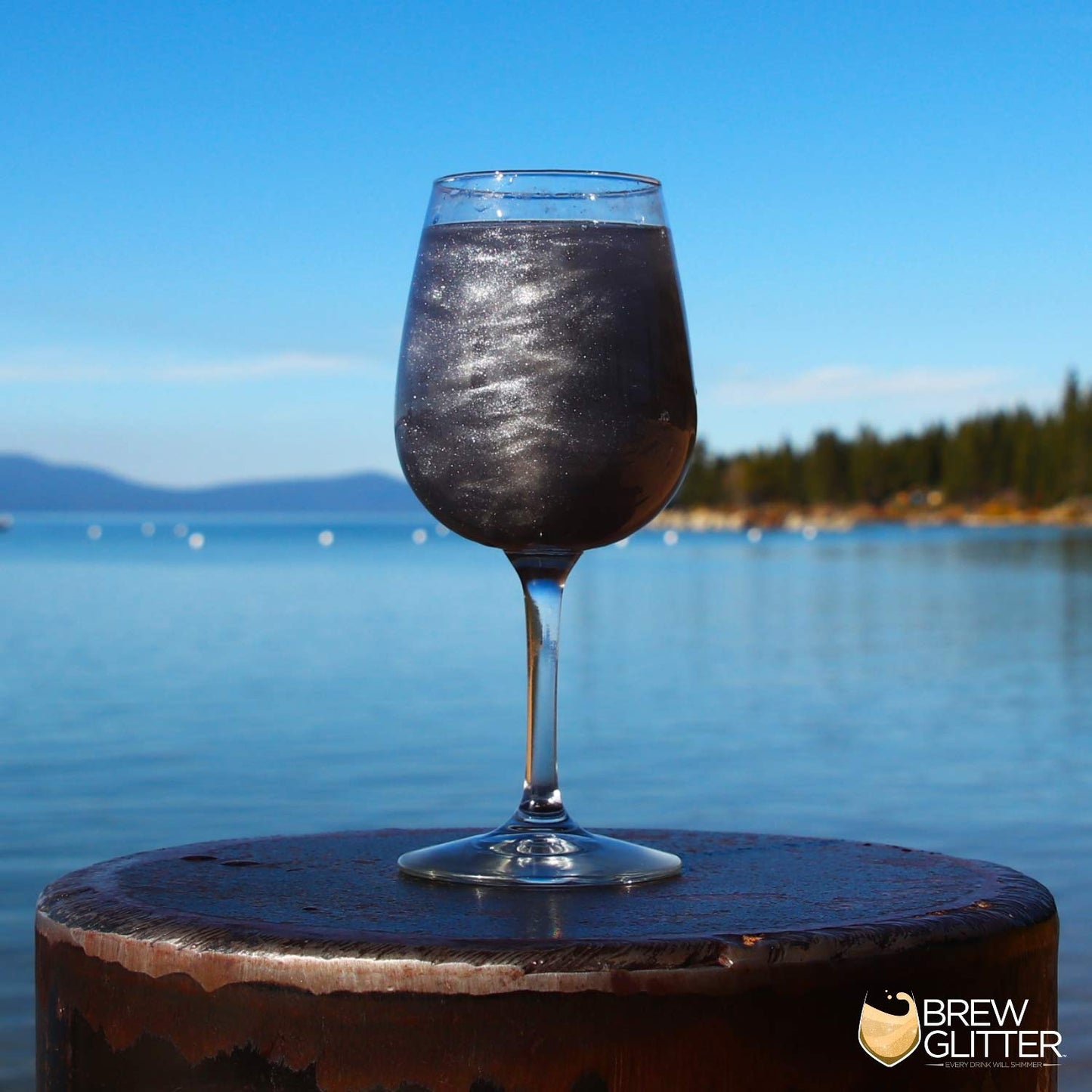 Black Shimmer BREW GLITTER Edible Glitter For Drinks, Cocktails, Beer, Garnish Glitter & Beverages | KOSHER & HALAL Certified | 100% Edible & Food Grade | Vegan, Gluten, Nut Free (25g, Black Shimmer)