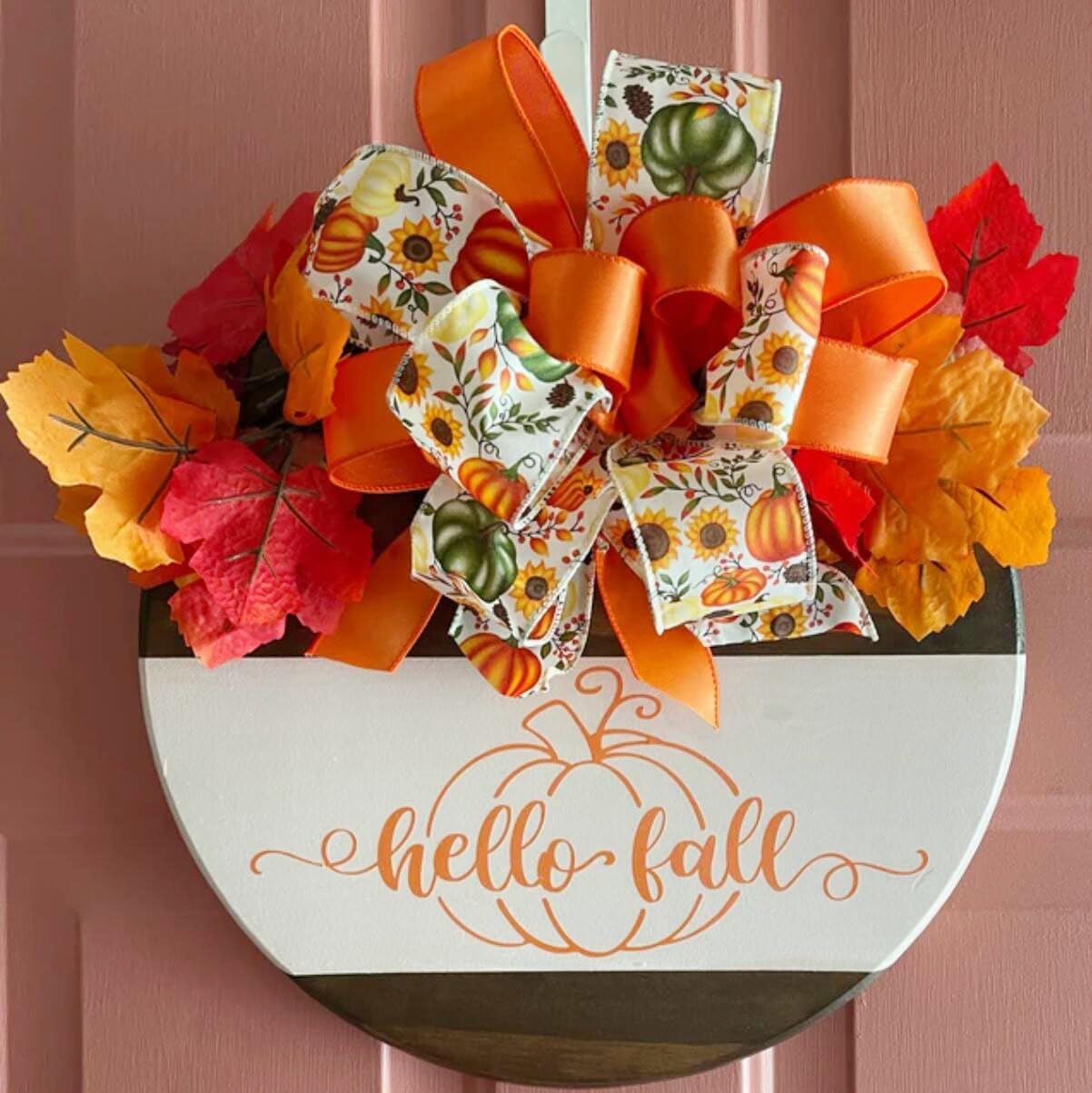 Fall Stencils for Painting on Wood Pumpkin Stencil Reusable Autumn DIY Crafts Stencils for Door Mats Porch Hanger Fabrics Decor