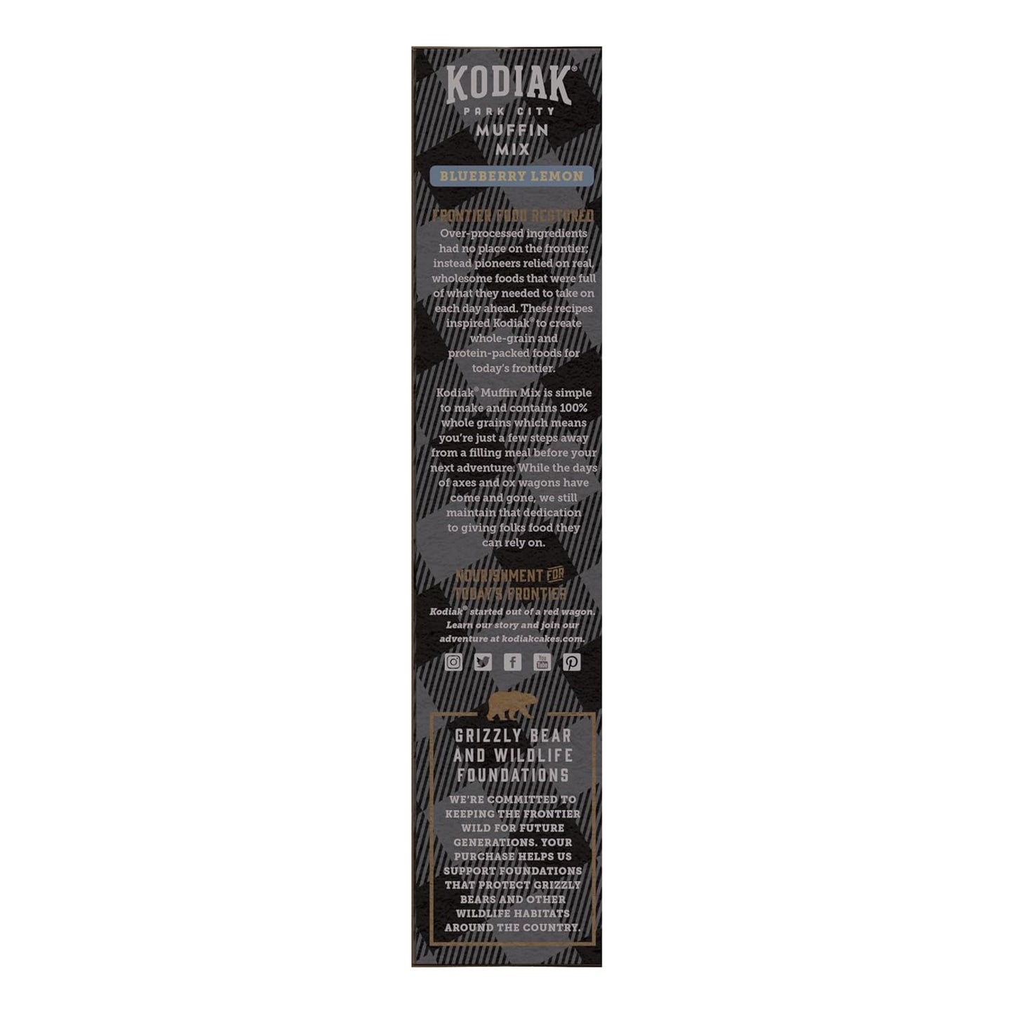 Kodiak Cakes Power Bake, Protein Muffin Mix, Blueberry Lemon, 14 Ounce (Pack of 6)