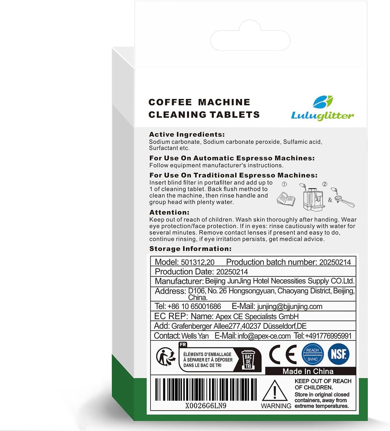 Espresso Machine Cleaning Tablets Coffee Machine Cleaner Compatible with Breville Barista Express, Gaggia, Delonghi, Jura, Philips 16 tabs Convenient removes coffee oils