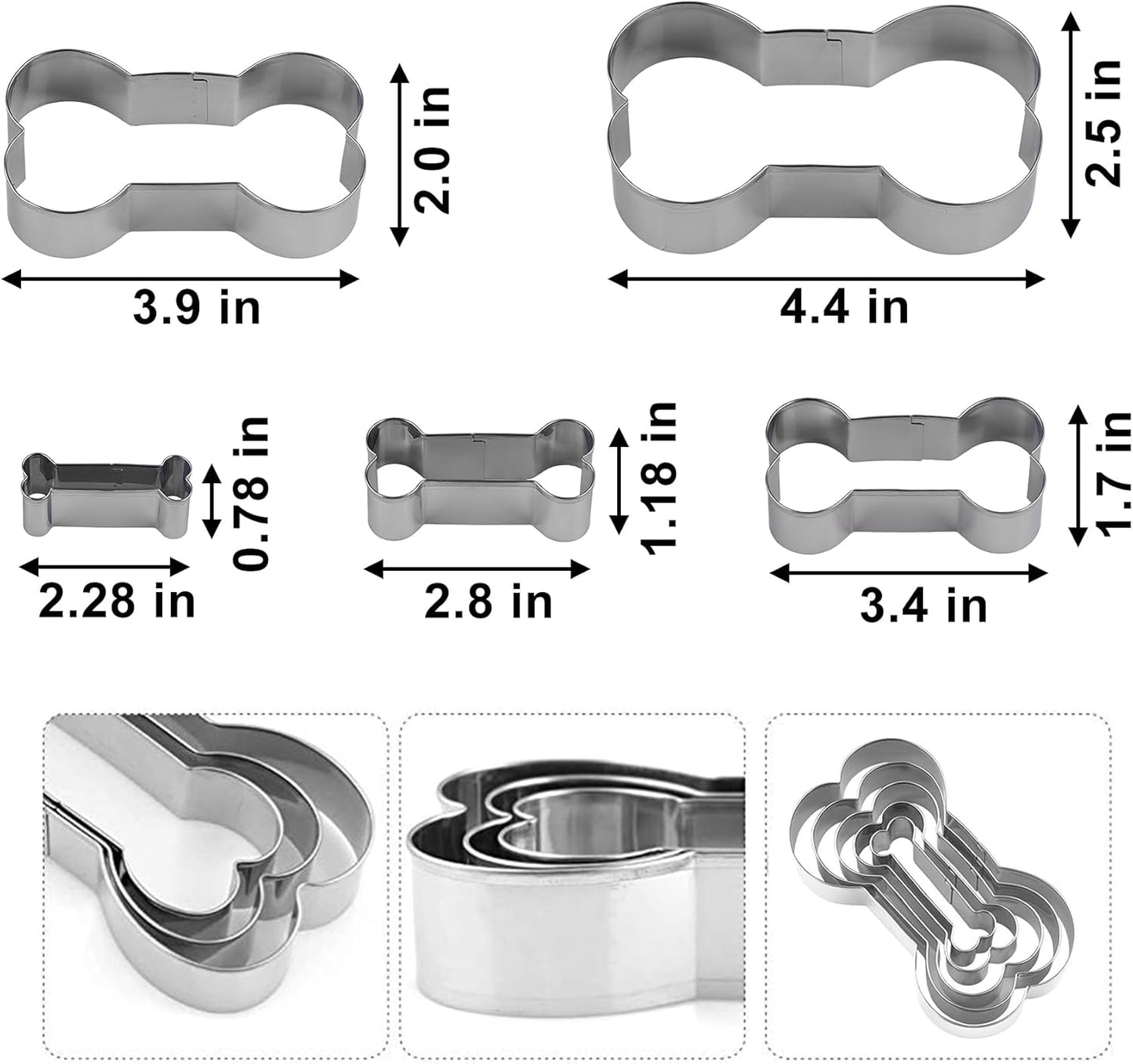 Set of 15 Non-Stick Silicone Dog Treat Molds - Paw and Bone Shapes, Ideal for Frozen Treats, Baking Jelly, Candy, Chocolate, Dog Snack Biscuits