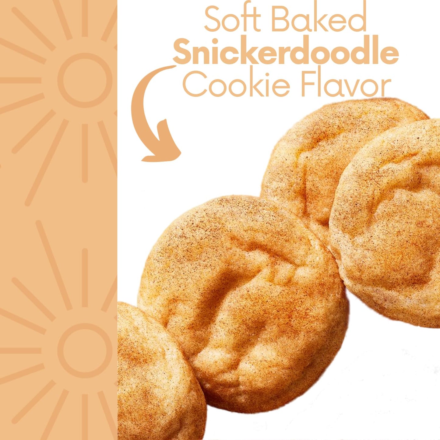 Sarasota Coffee Ground Packets | Gourmet Flavored Medium Roast Bulk Coffee Packs | Snickerdoodle | Low Acid Mold Free Singles Individual Pouches for 12 Cup Coffee Maker | 2 Ounce Bags, 36 Count