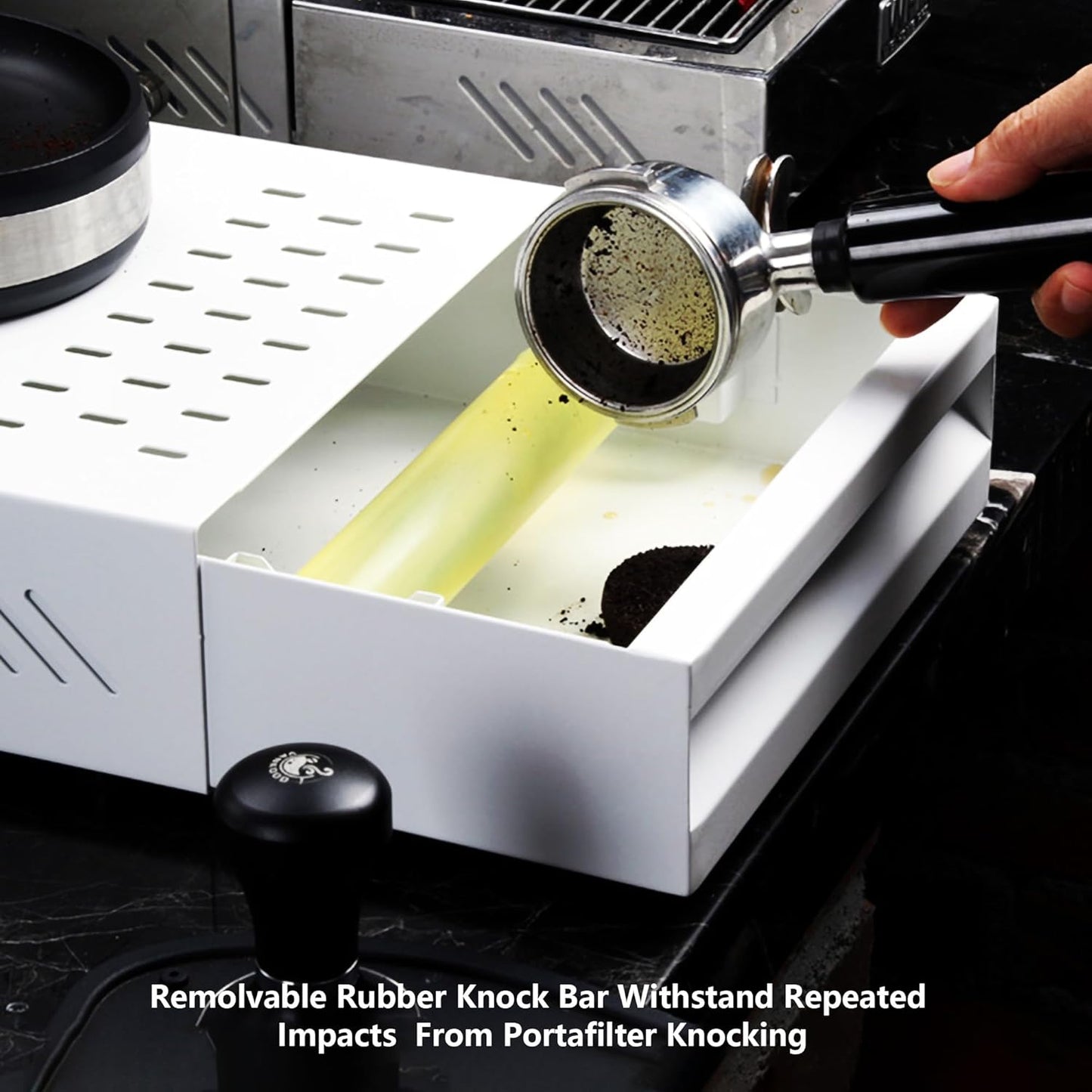 Coffee Knock Box Large Size Espresso Knocker Coffee Grounds Knock Drawer