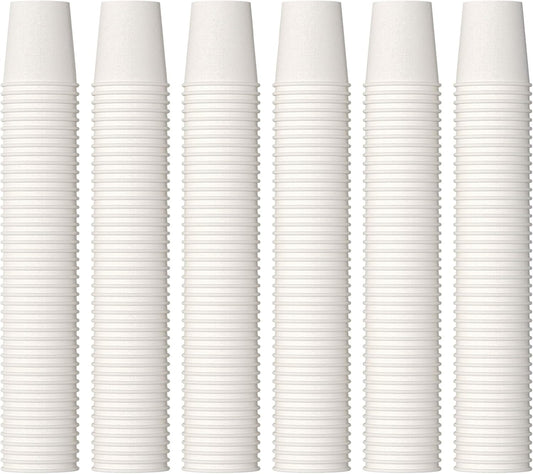 JOLLY PARTY 2 oz Paper Cups, 1440 Pack Small Bathroom Paper Cups, White Mouthwash Cups, Disposable Mini Espresso Cups, Paper Sampling Cup