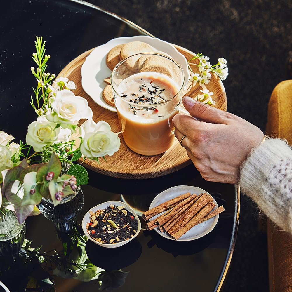 Palais des Thés - Tahitian Rooibos - Caffeine-Free Rooibos Tea with Vanilla & Almond- 3.5oz Loose Leaf Metal Gift Tin, Serves 20-25 Cups