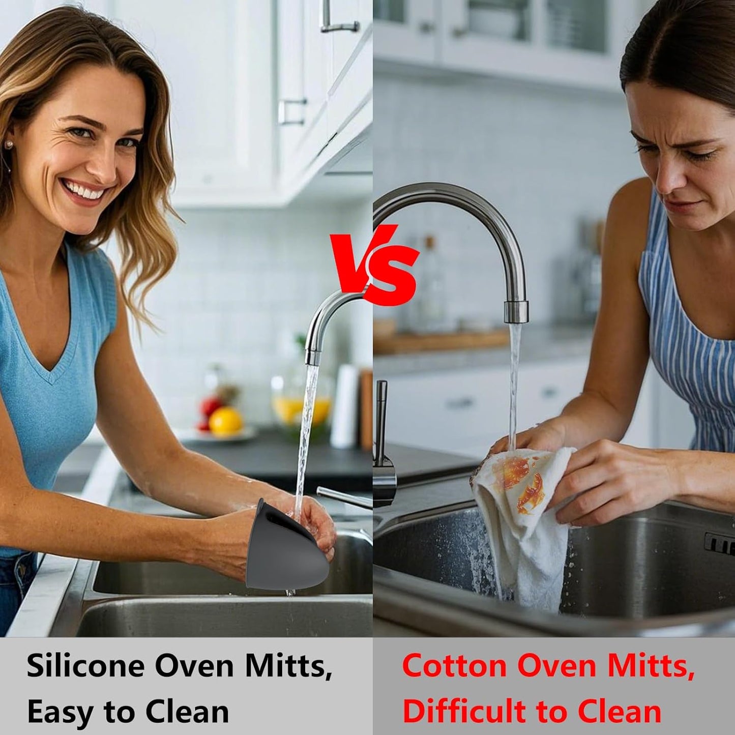 6 Pack Mini Oven Mitts Silicone Pot Holders Heat Resistan for Kitchen, Small Silicone Oven Gloves Kitchen Mittens Air Fryer Mitts Mini Hot Pot Pinch Grip for Baking & Grilling, Dark Grey