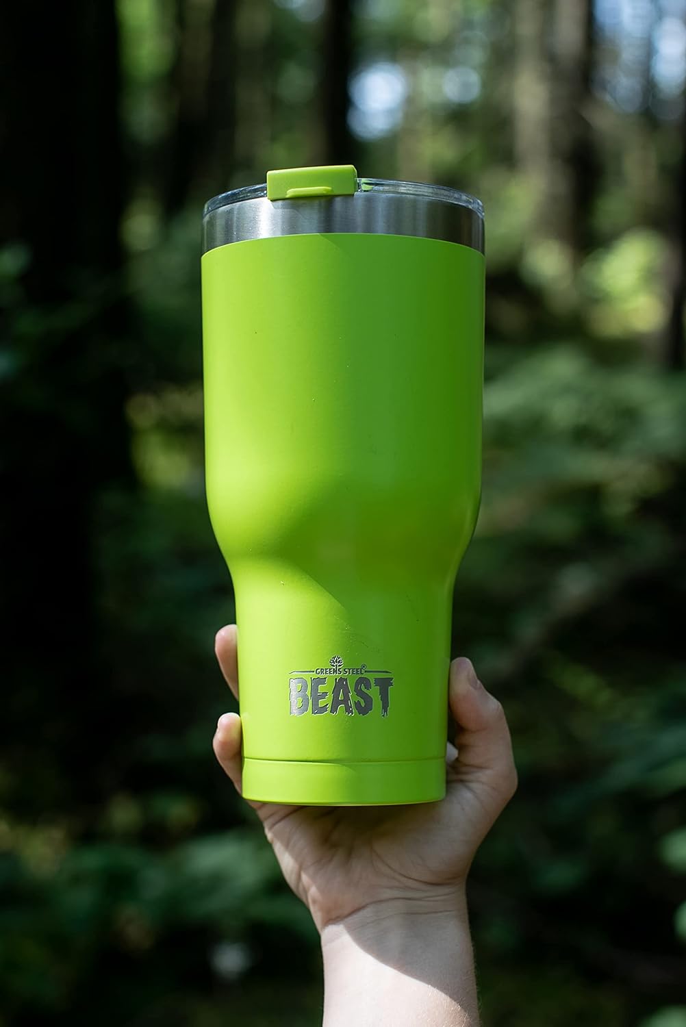 Beast 40 oz Tumbler Stainless Steel Vacuum Insulated Coffee Ice Cup Double Wall Travel Flask (Lemongrass Green)
