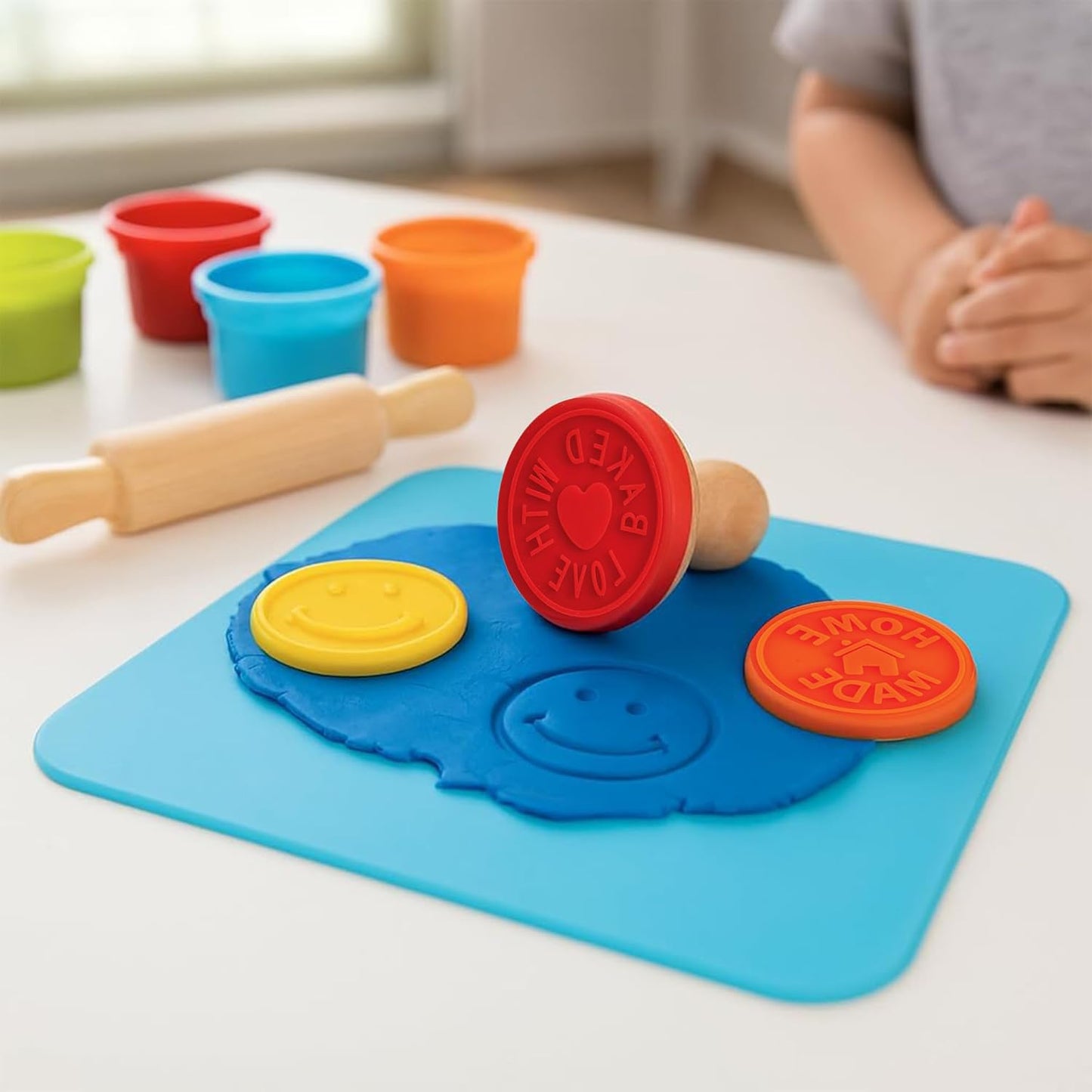Mrs. Anderson’s Baking Cookie Stamps Trio, Non-Stick Silicone, Set of 3 Designs