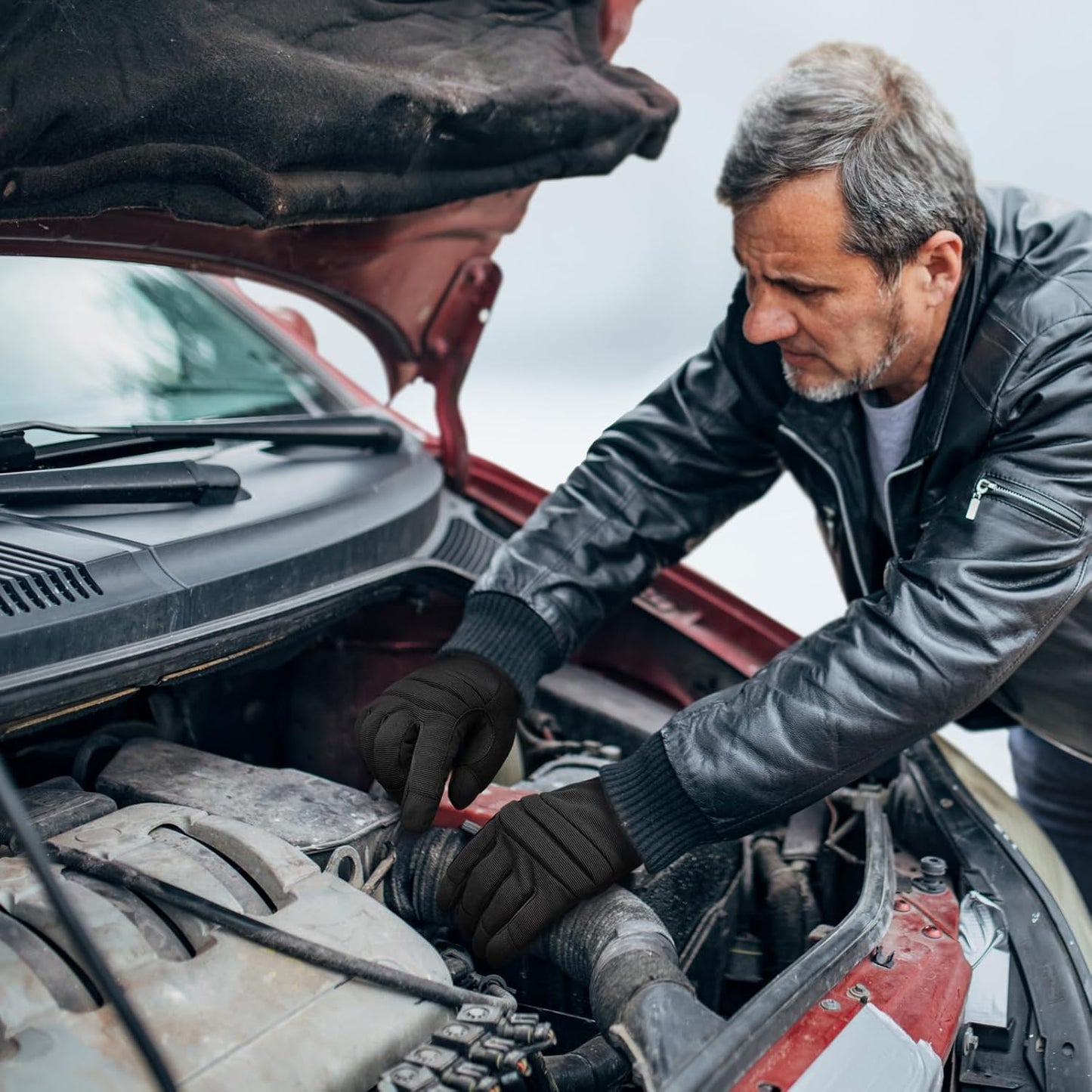 KAYGO Insulated Mechanic Work Gloves,3 Pairs KG127W Winter Thermal Safety Work Gloves for Men and Women, Double Lining,Heavy duty,Improved dexterity,Excellent Grip,Ideal for outdoor jobs,M