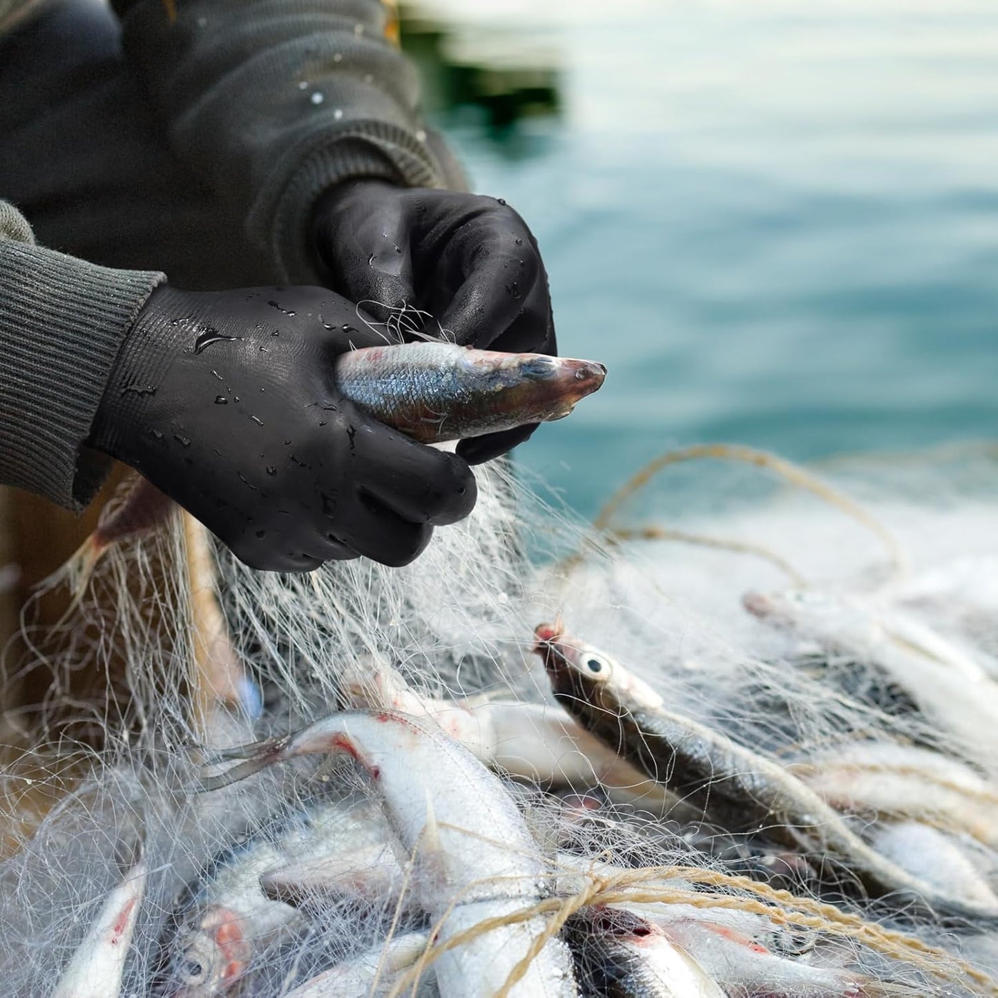 KAYGO Winter Waterproof Work Gloves for Men and Women, Thermal Insulated Freezer Rubber Coated Gloves,Super Grip,KG160, Small