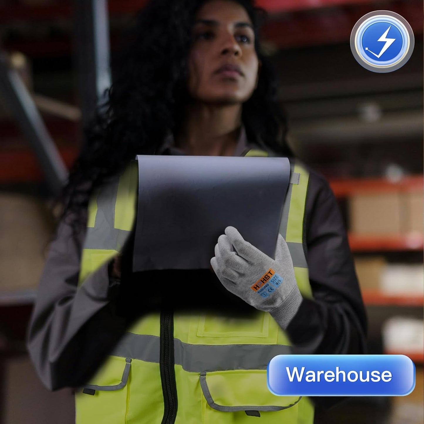 PU Coated Safety Work Gloves, 12 Pairs Work Gloves Mechanic Working Seamless Knit Glove with Polyurethane Coated Smooth