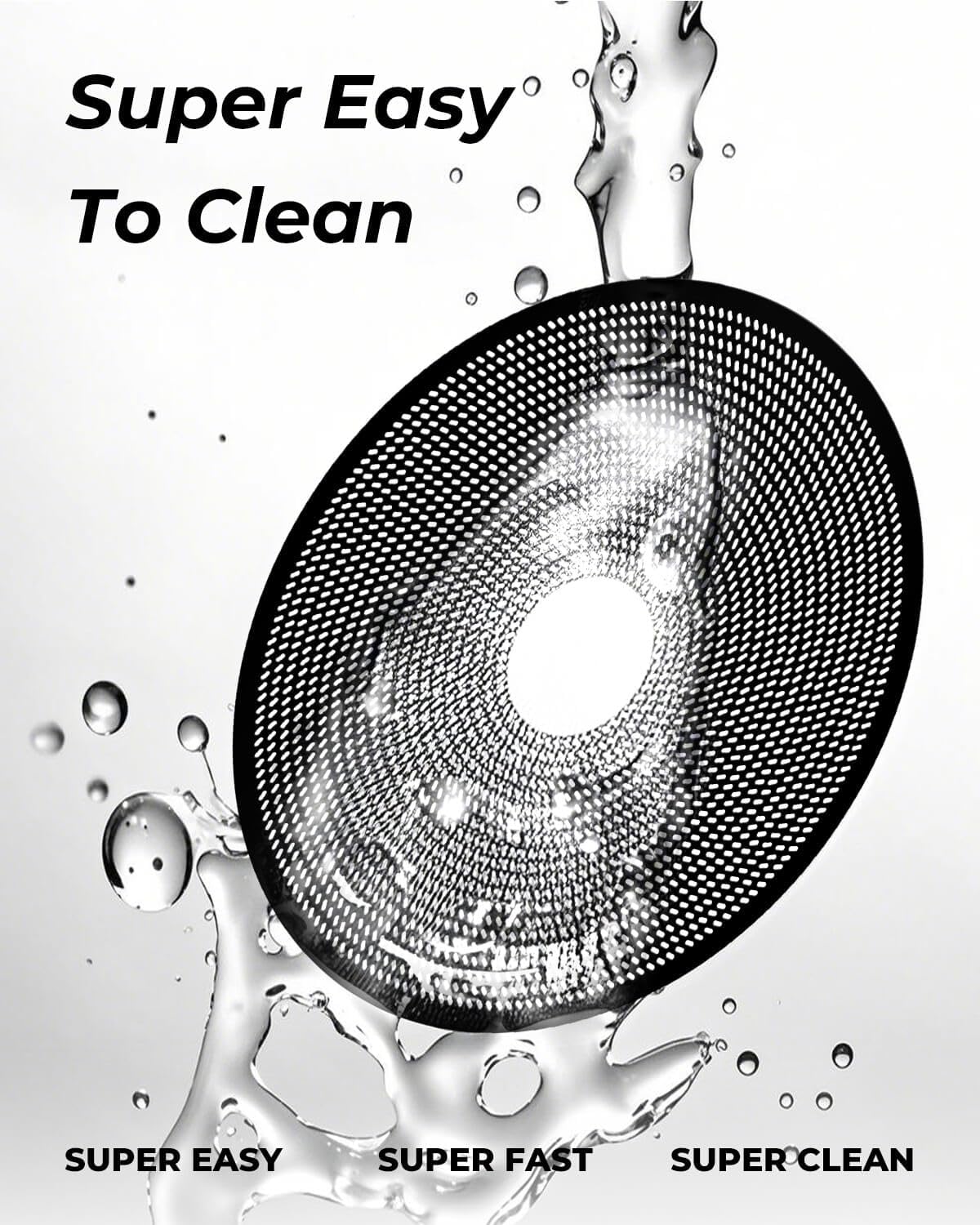 3 Pcs 58mm Espresso Puck Screen with Round Hole in the Middle - 0.2mm Ultra Thin Espresso Puck, Stainless Steel Reusable Coffee Filter, Suitable for La Marzocco/Gaggia (Black)