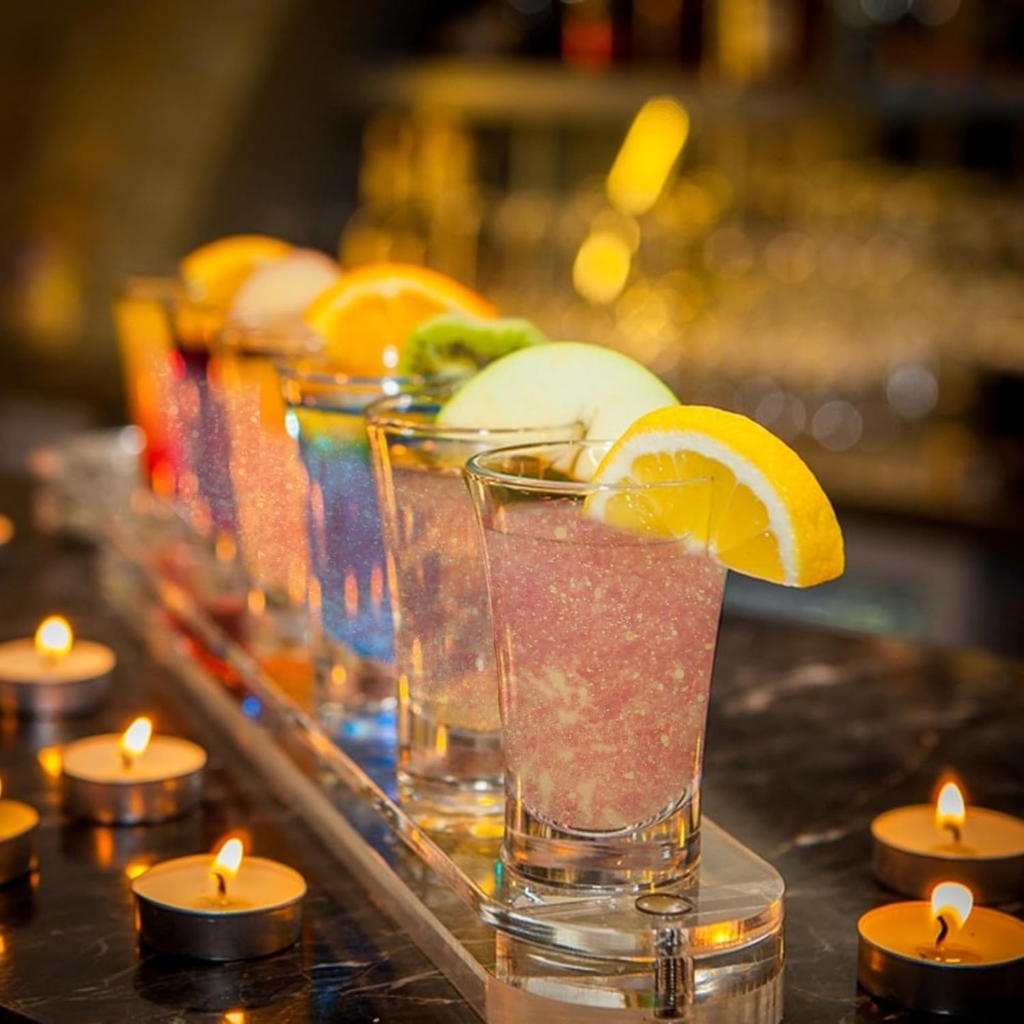 COLAYERIST Edible Glitter, 8 Colors Edible Glitter for Cocktails Drinks Cakes Cookies, Food Grade Vegan Luster Dust Edible, Drink Cocktail Champagne Food Cake Glitterr Bomb, 3g/Bottle