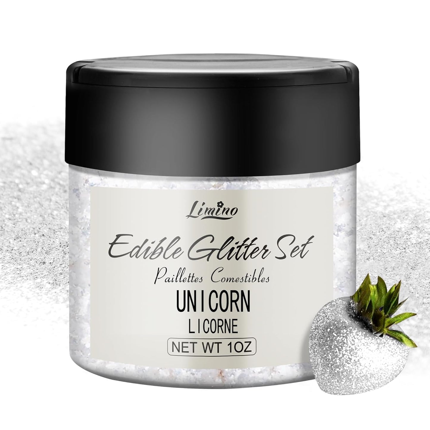 Edible Glitter - 30g Edible Luster Dust Metallic Food Grade Coloring Glitter for Drinks, Baking, Cake Decorating - Edible Dust Powder Shimmer Sprinkle Powder for Icing, Cocktail, Candy (Unicorn)